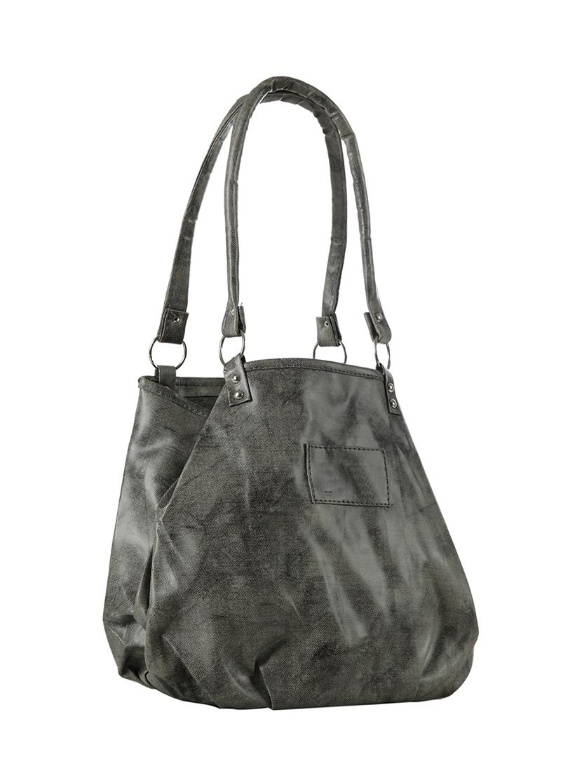 black leatherette (pu) regular handbag - 15737079 - Zoom Image - 5