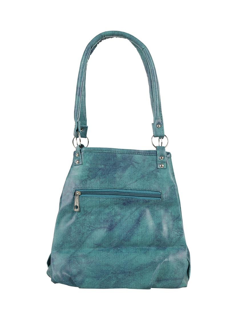 blue leatherette (pu) regular handbag - 15737080 - Zoom Image - 2