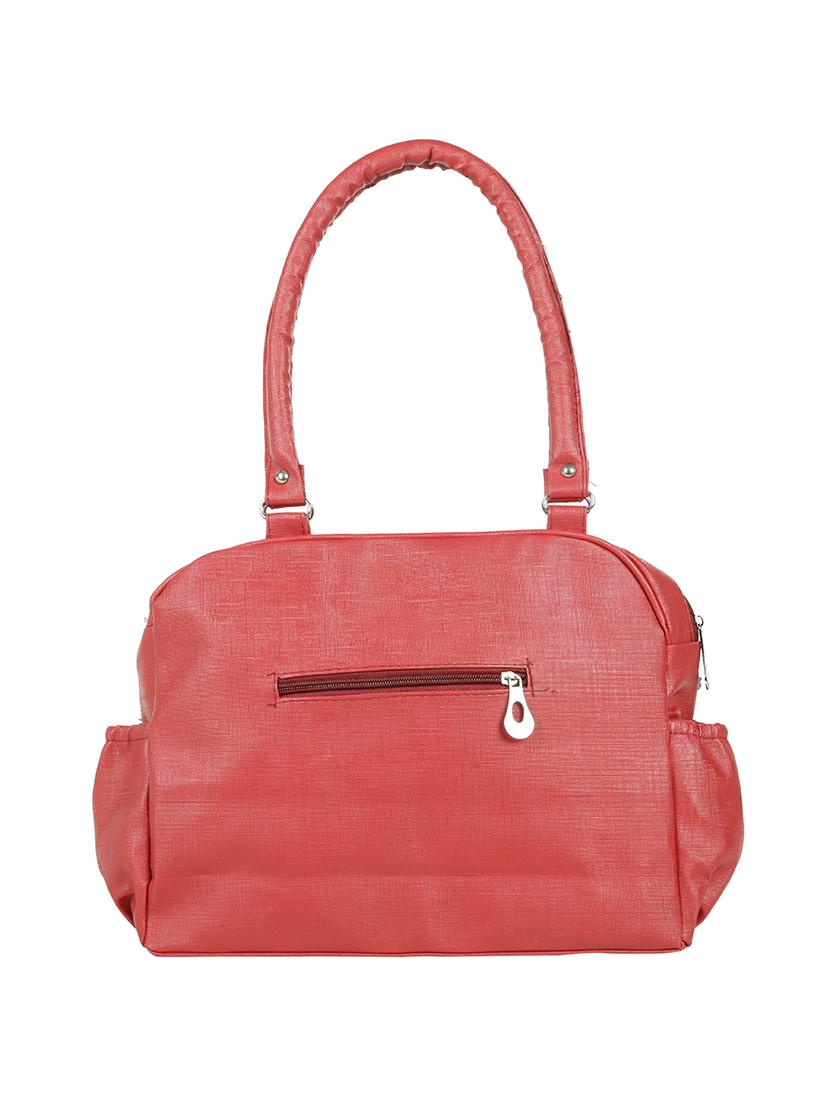 red leatherette (pu) regular handbag - 15737082 - Zoom Image - 2