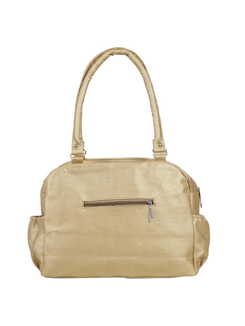 gold leatherette (pu) regular handbag - 15737083 - Zoom Image - 2