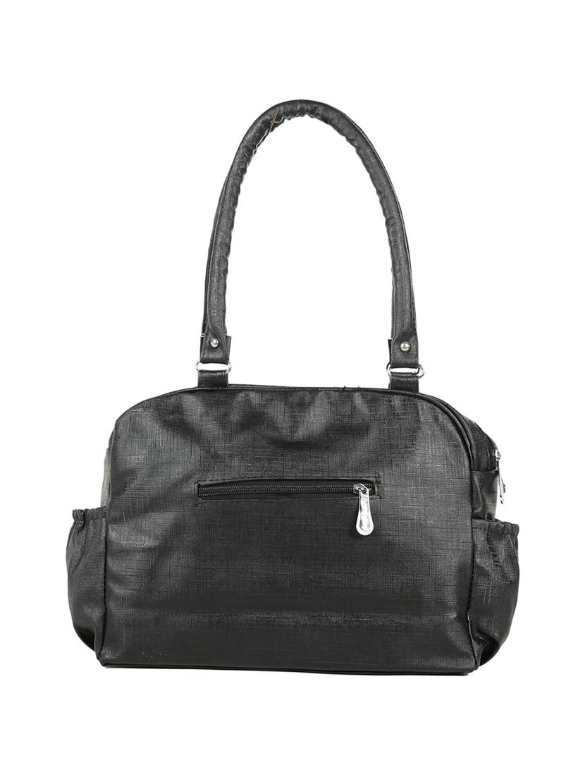 black leatherette (pu) regular handbag - 15737086 - Zoom Image - 2