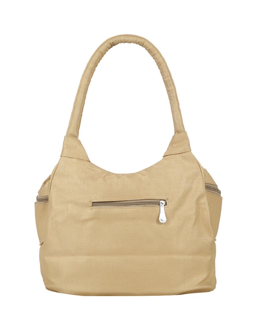beige leatherette (pu) regular handbag - 15737087 - Zoom Image - 2