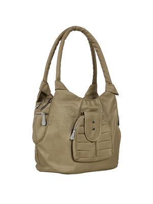 brown leatherette (pu) regular handbag - 15737088 - Standard Image - 5