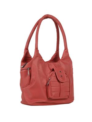 red leatherette (pu) regular handbag - 15737089 - Standard Image - 5