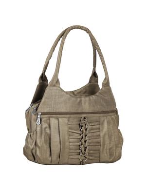 brown leatherette (pu) regular handbag - 15737094 - Standard Image - 5