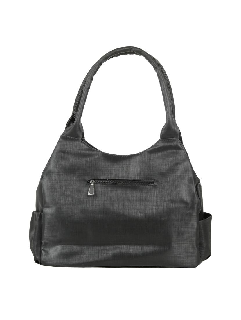 black leatherette (pu) regular handbag - 15737096 - Zoom Image - 2