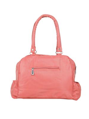pink leatherette (pu) regular handbag - 15737097 - Standard Image - 2