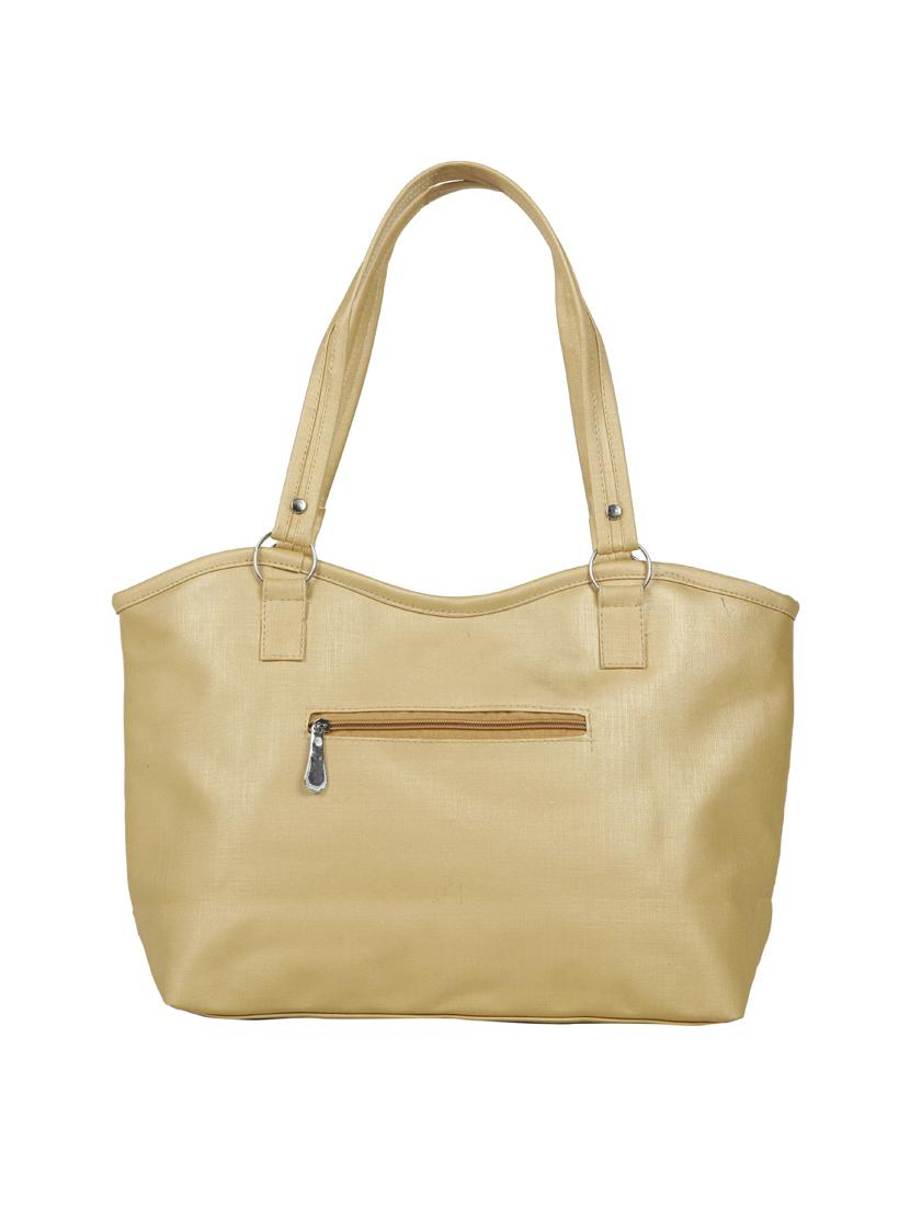 gold leatherette (pu) regular handbag - 15737101 - Zoom Image - 2