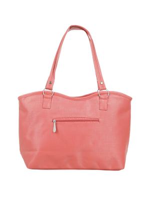pink leatherette (pu) regular handbag - 15737103 - Standard Image - 2