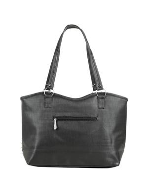 black leatherette (pu) regular handbag - 15737104 - Standard Image - 2