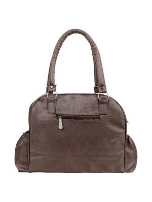 brown leatherette (pu) regular handbag - 15737105 - Standard Image - 2