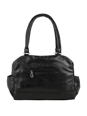 black leatherette (pu) regular handbag - 15737108 - Standard Image - 2