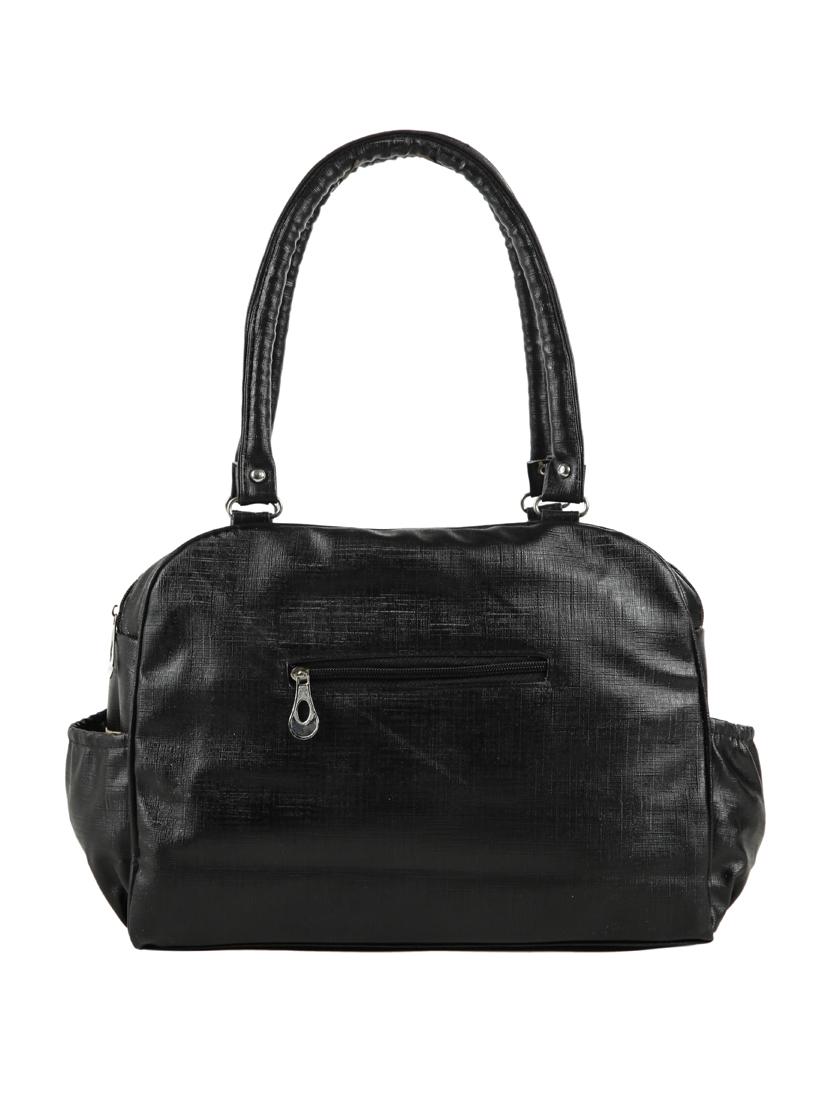 black leatherette (pu) regular handbag - 15737108 - Zoom Image - 2