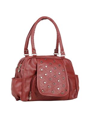 red leatherette (pu) regular handbag - 15737109 - Standard Image - 5