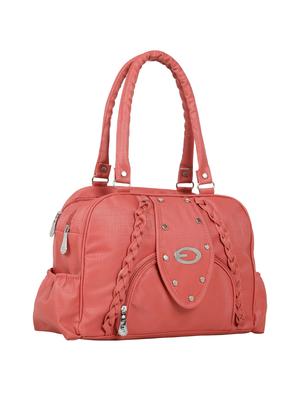 red leatherette (pu) regular handbag - 15737110 - Standard Image - 5