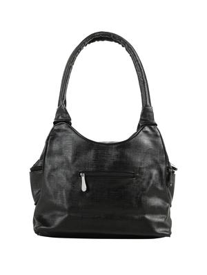 black leatherette (pu) regular handbag - 15737113 - Standard Image - 2
