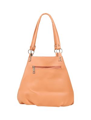 orange leatherette (pu) regular handbag - 15737118 - Standard Image - 2