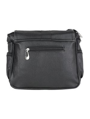 black leatherette (pu) regular sling bag - 15737261 - Standard Image - 2
