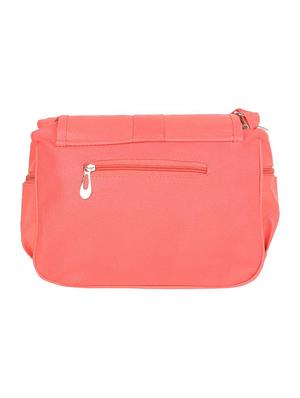 pink leatherette (pu) regular sling bag - 15737263 - Standard Image - 2