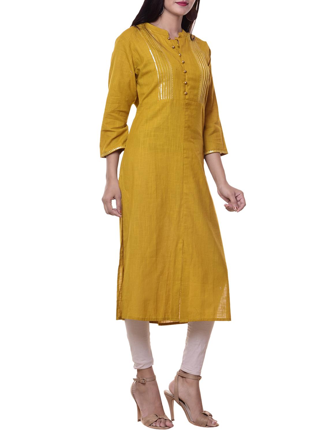 sequin straight kurta - 15737486 - Zoom Image - 2