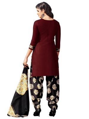 Printed unstitched salwar suit - 15737495 - Standard Image - 2