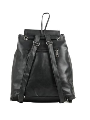 black leatherette (pu) fashion backpack - 15737522 - Standard Image - 2