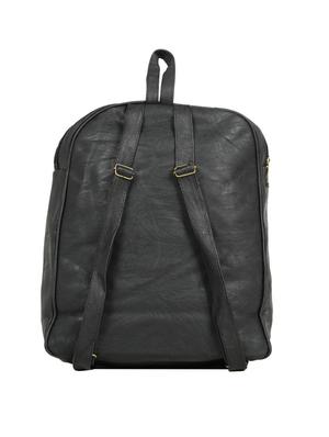 black leatherette (pu) fashion backpack - 15737527 - Standard Image - 2