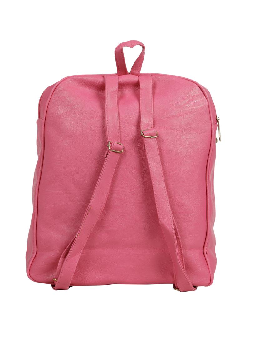 pink leatherette (pu) fashion backpack - 15737529 - Zoom Image - 2
