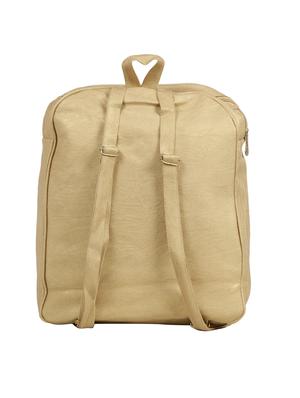 beige leatherette (pu) fashion backpack - 15737530 - Standard Image - 2