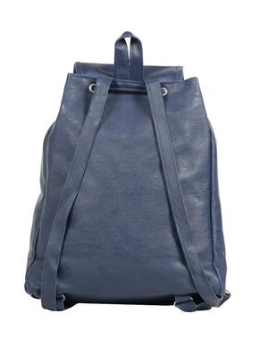 blue leatherette (pu) fashion backpack - 15737537 - Standard Image - 2