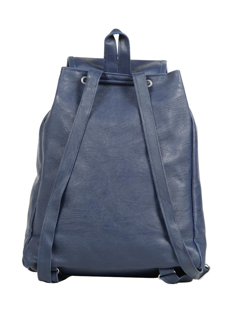 blue leatherette (pu) fashion backpack - 15737537 - Zoom Image - 2