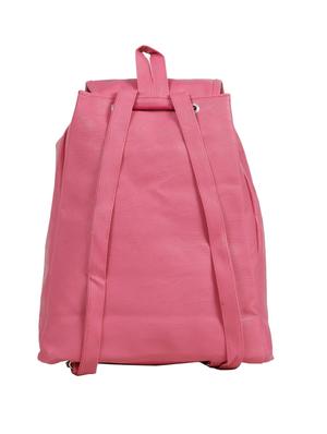 pink leatherette (pu) fashion backpack - 15737538 - Standard Image - 2