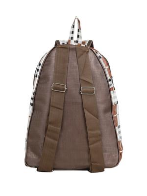 brown leatherette (pu) fashion backpack - 15737547 - Standard Image - 2