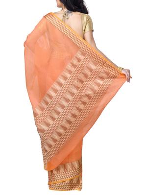 geometrical zari border banarasi saree with blouse - 15737551 - Standard Image - 2