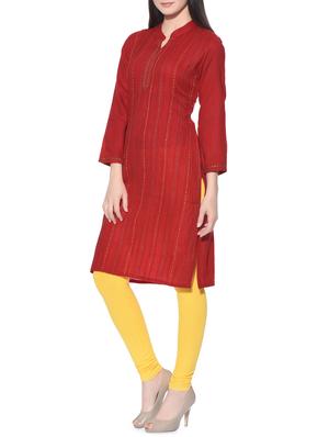 Kaantha straight kurta - 15737564 - Standard Image - 2