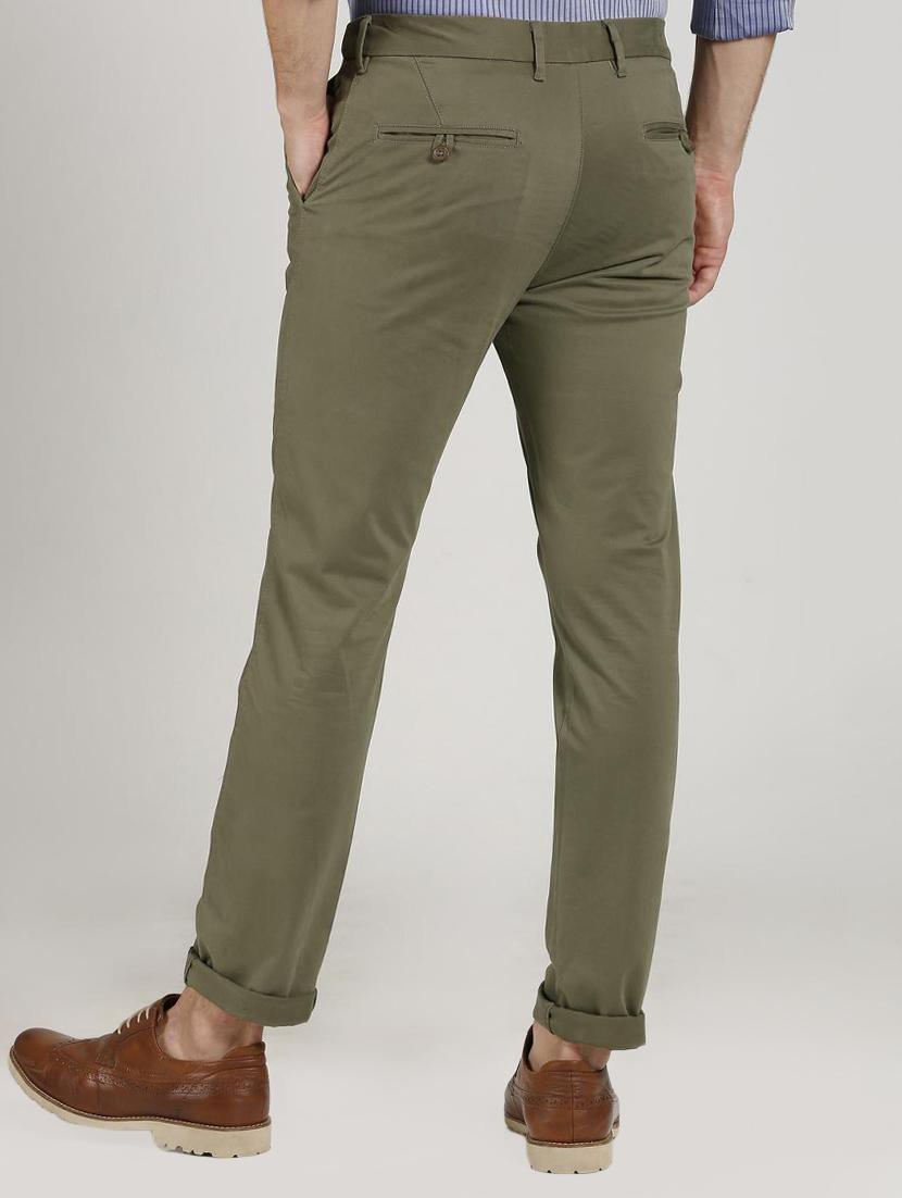 green cotton chinos - 15737583 - Zoom Image - 2