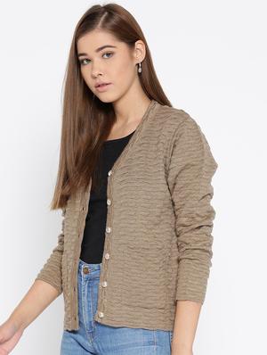 pocket detail woolen cardigan - 15737762 - Standard Image - 2