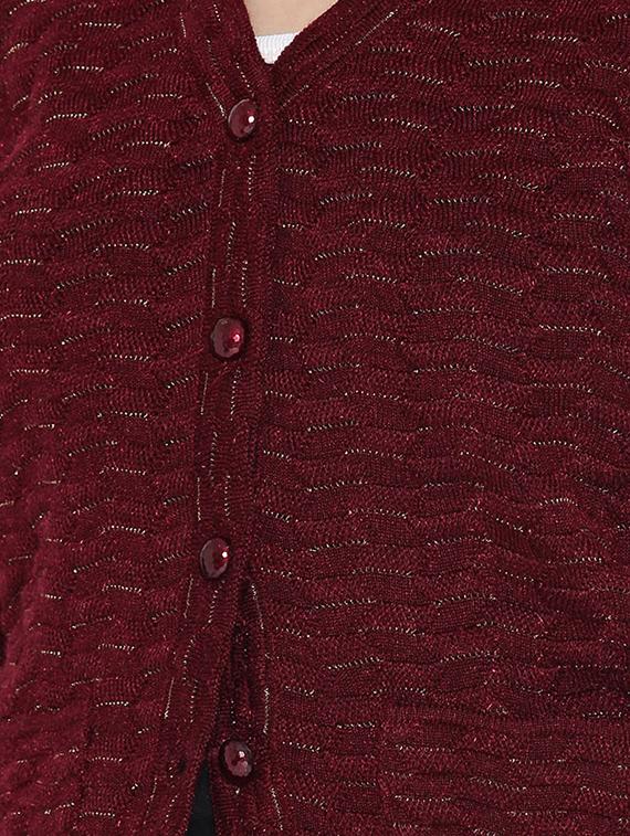 pocket detail woolen cardigan - 15737764 - Zoom Image - 5