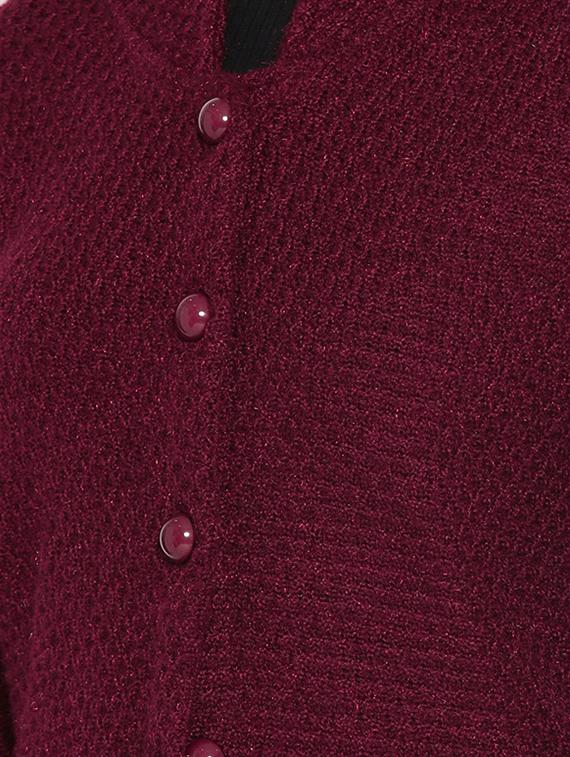 pocket detail woolen cardigan - 15737790 - Zoom Image - 5