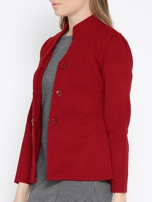 red woolen cardigan - 15737792 - Standard Image - 2