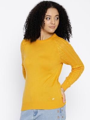 cable knit woolen pullover - 15737796 - Standard Image - 2