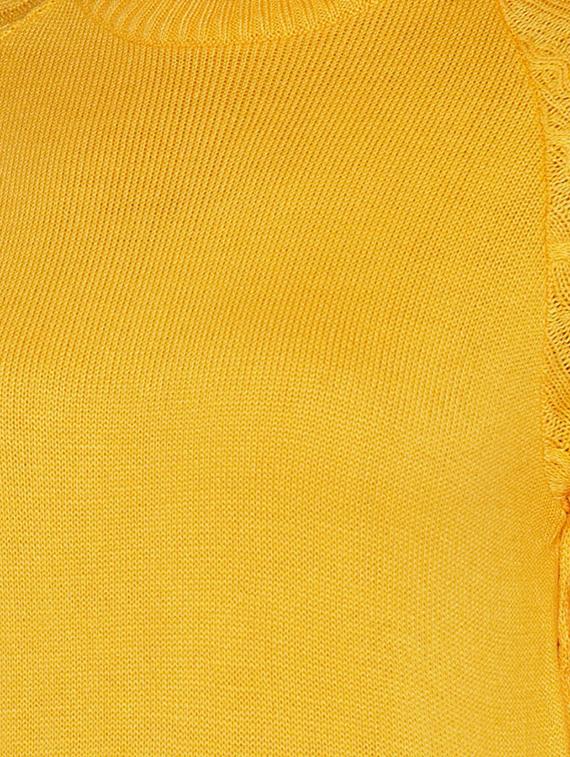 cable knit woolen pullover - 15737796 - Zoom Image - 5