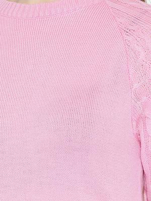 cable knit woolen pullover - 15737797 - Standard Image - 5