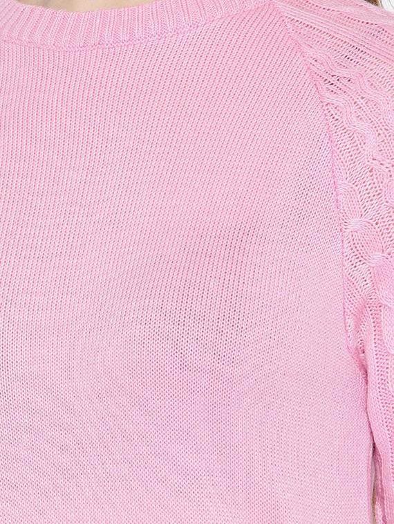 cable knit woolen pullover - 15737797 - Zoom Image - 5