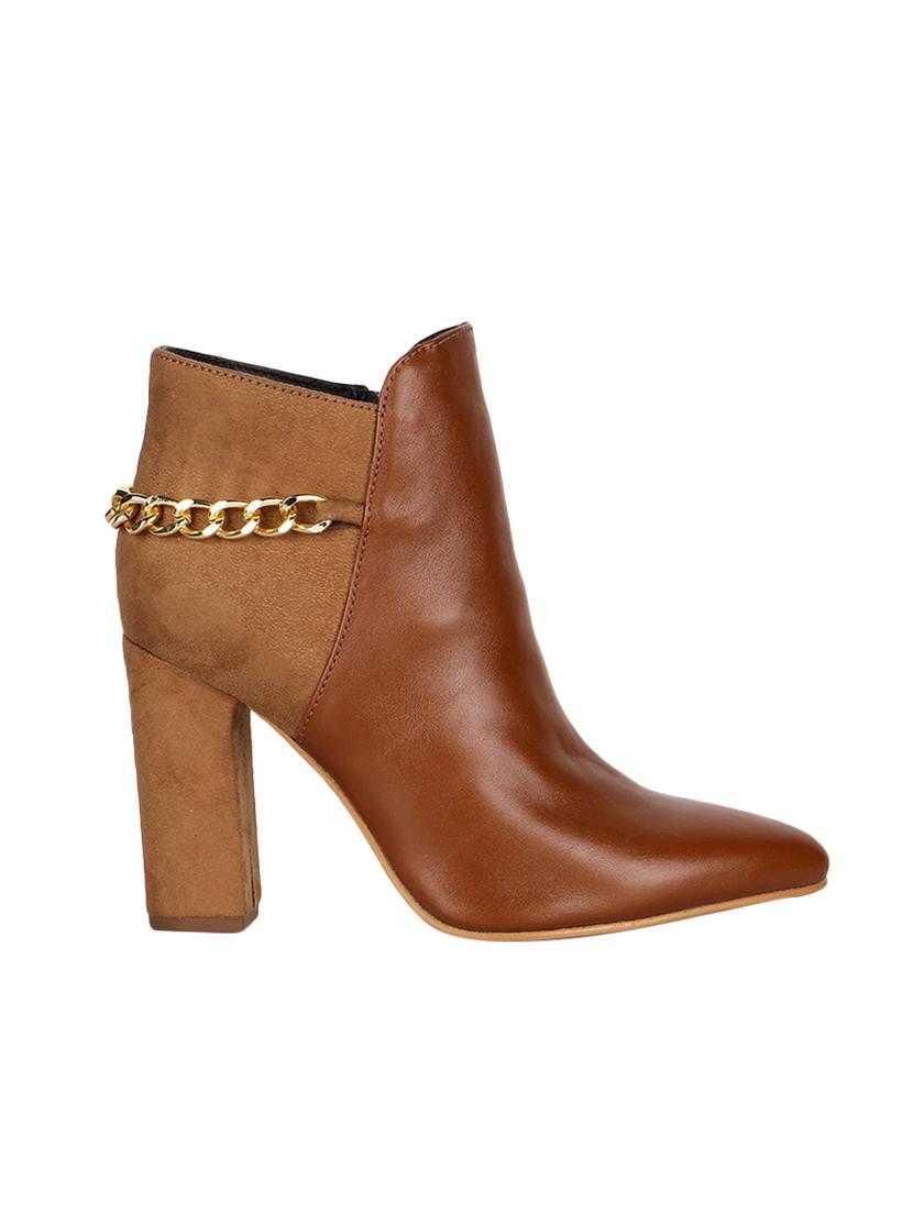 brown slip on ankle boots - 15737849 - Zoom Image - 2