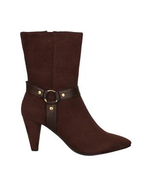 brown zipper ankle boots - 15737853 - Standard Image - 2