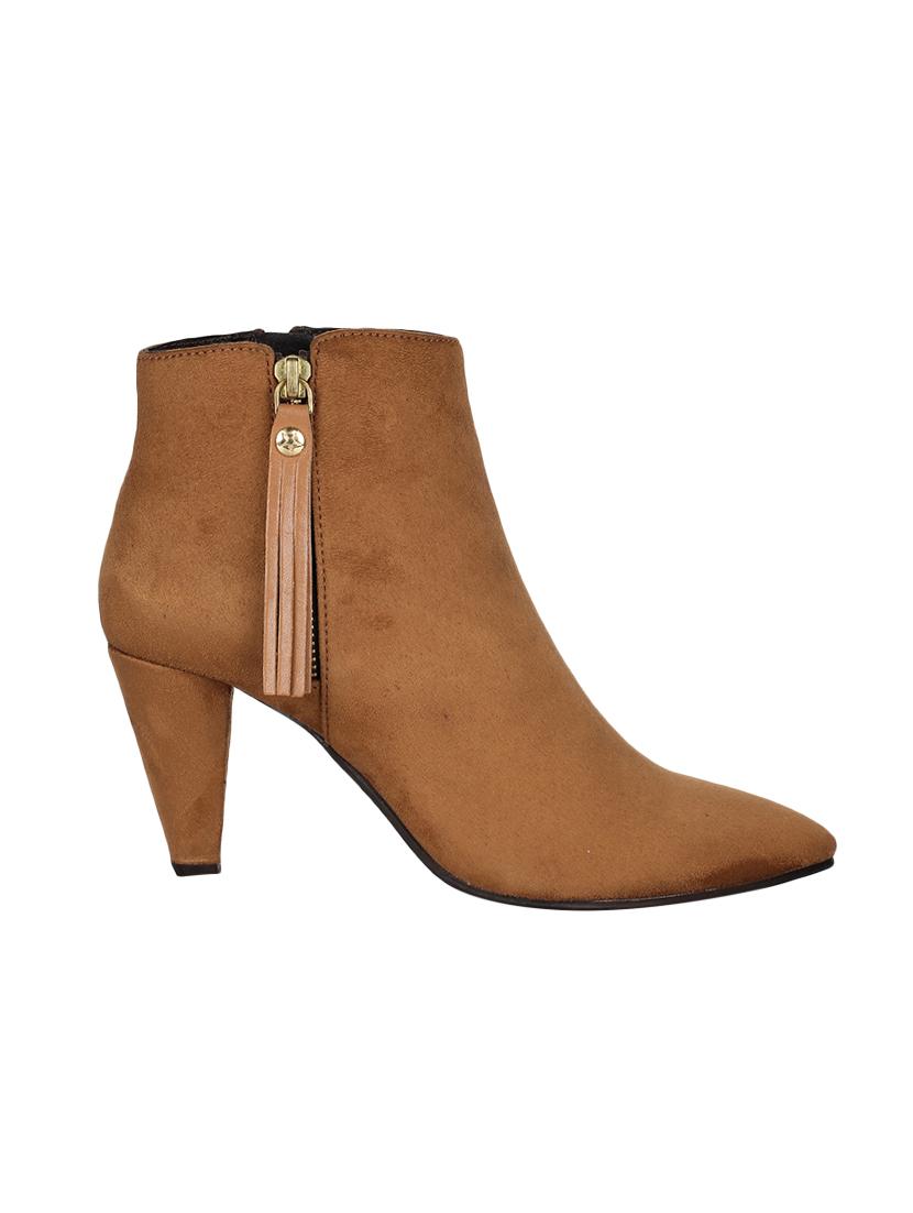 brown zipper ankle boots - 15737857 - Zoom Image - 2