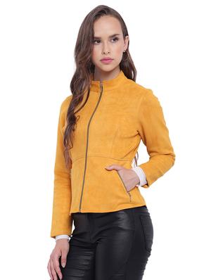 mock neck zipper detail jacket - 15737940 - Standard Image - 2