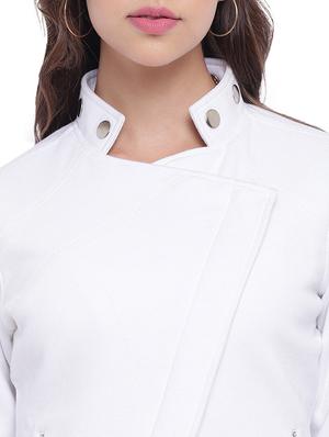 checkered paneled sleeved jacket - 15737945 - Standard Image - 5
