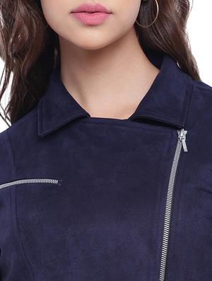 pintucked sleeved zipper detail jacket - 15737947 - Standard Image - 5